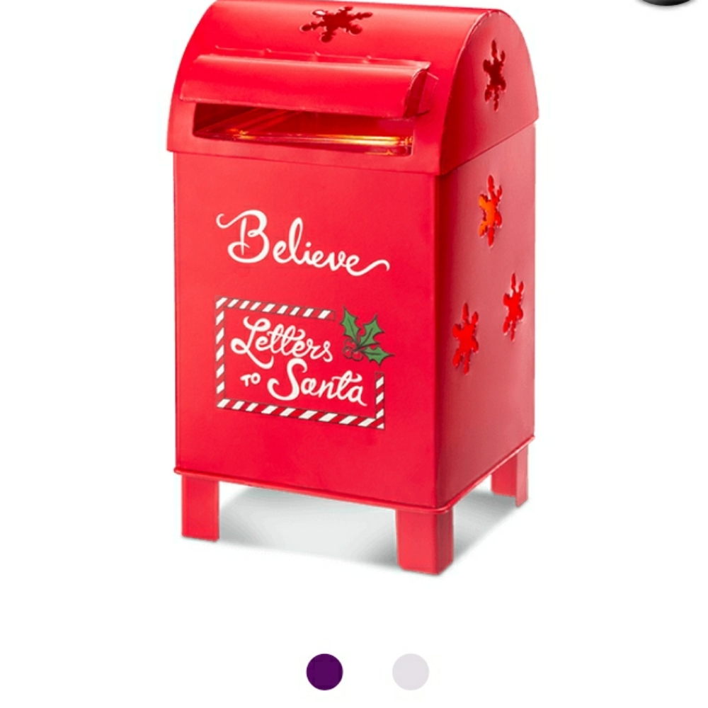 Scentsy we believe in santa letters warmer
